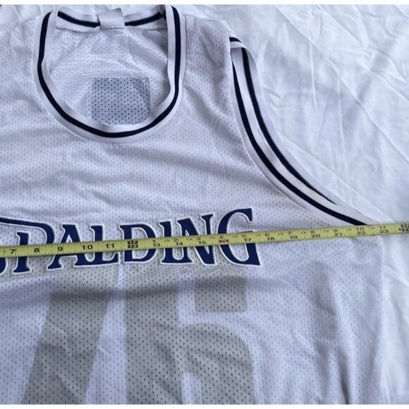 Vintage Spalding White Basketball Jersey Men’s Size Large Activewear - Picture 8 of 15